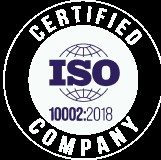 ISO 10002:2018 Certified