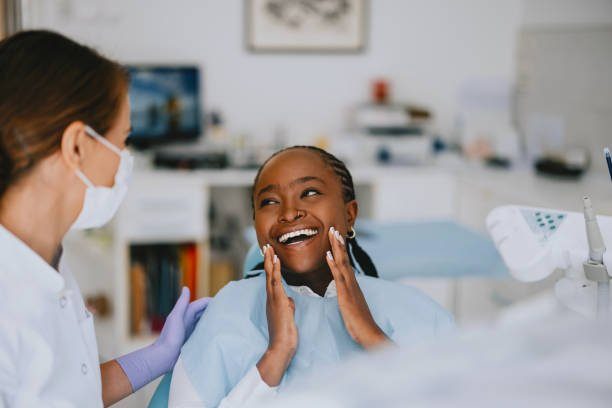 Happy patient after treatment